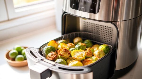 Recette créative : choux de Bruxelles croustillants à l'Air Fryer