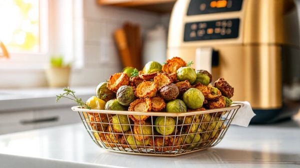Recette créative : choux de Bruxelles croustillants à l'Air Fryer